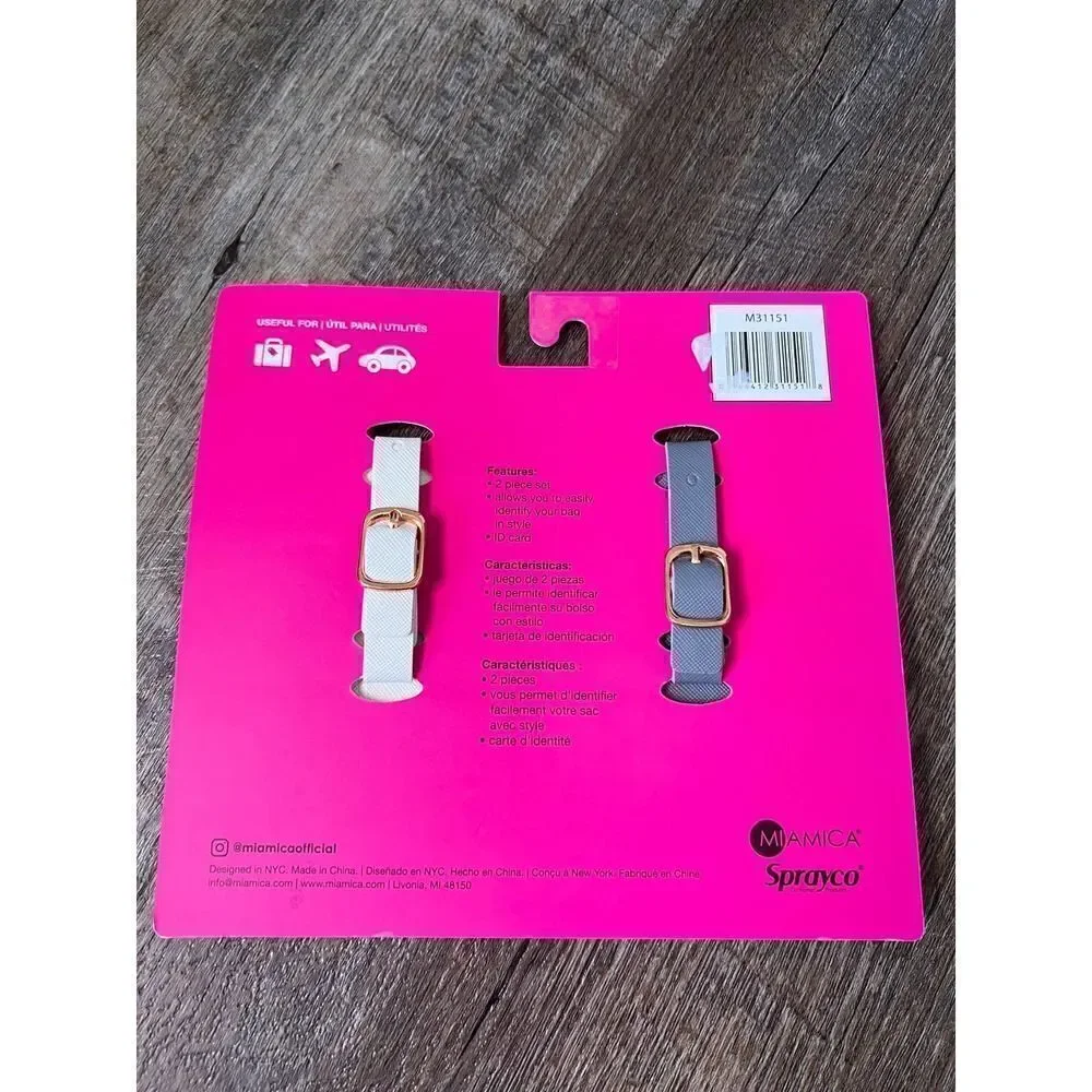 ‎Miamica His/Hers Luggage Tags